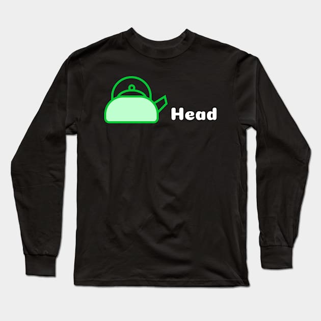 Pot Head Long Sleeve T-Shirt by Wise Inks